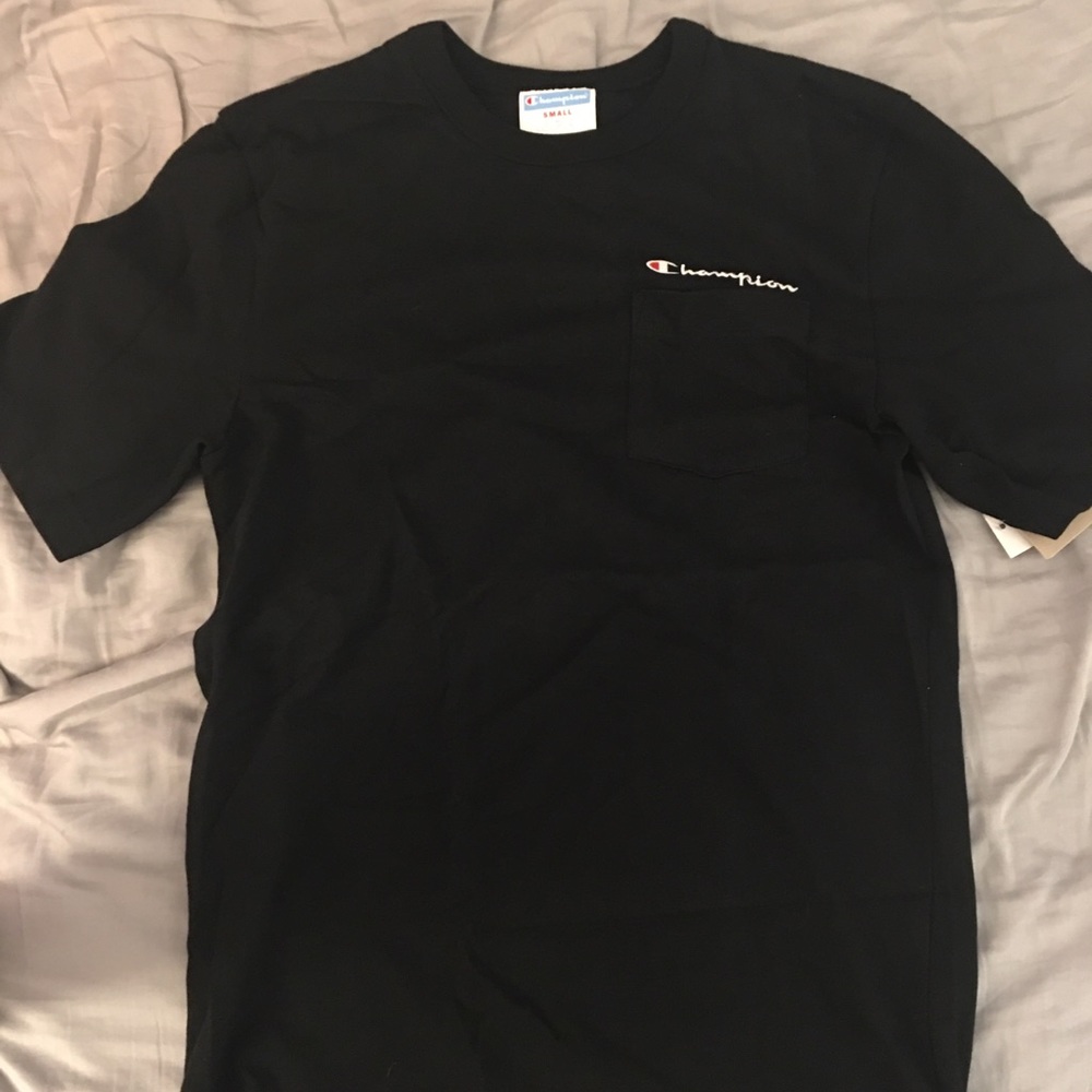 black champion shirt